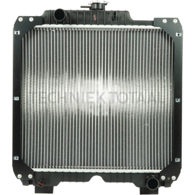 MAHLE Kühler Case IH JX 60–95, New Holland TD5010–TD5050 - 4558MK 376792451, 84175586, 84250074, 87610780, 8MK 376 792-451, CR 1936 000P | Ausführung: Kühlrippen gelötet | Netzlänge: 460 mm | Netzbreite: 539 mm | Netztiefe: 62 mm
