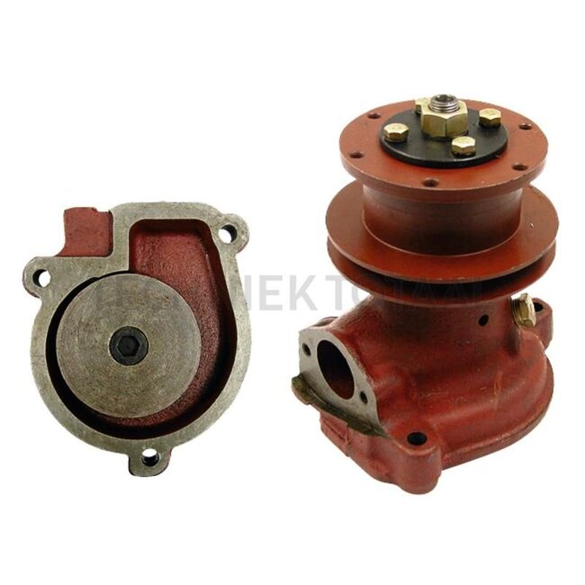 GRANIT Water pump with heater connection and pulley, for V-belt, size 13 - 7002401307010A03, 240-1307-010-A-03