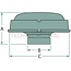FLEETGUARD Weerbeschermkap A 73 mm, B 64 mm, C 73 mm | 391819300S