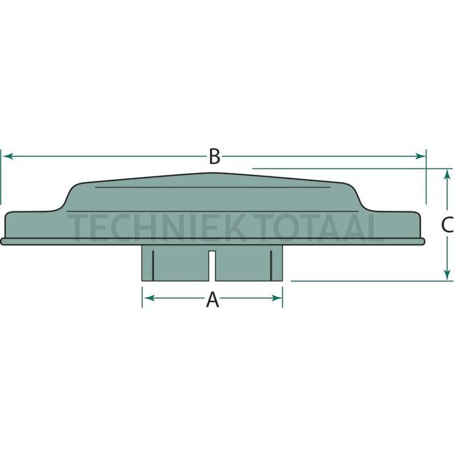 FLEETGUARD Wetterschutzhaube Kunststoff RVS A 178 mm, B 330 mm, C 97 mm | 391820800S