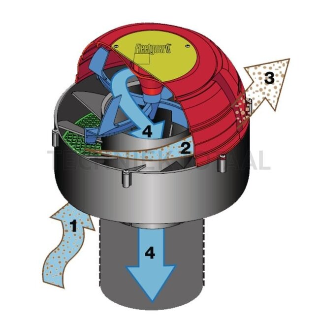 FLEETGUARD Air pre-separator - 1303279, AP0840300, AP8403