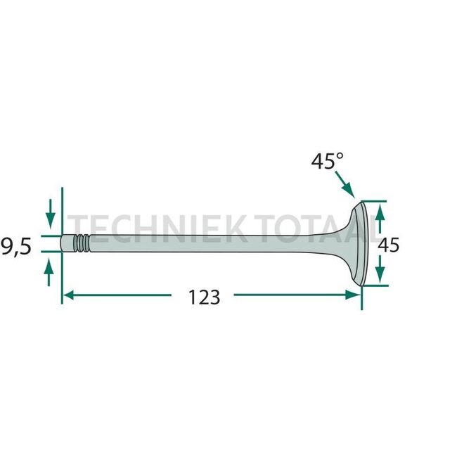Perkins Inlaatklep - 8303142L072, 3142L072