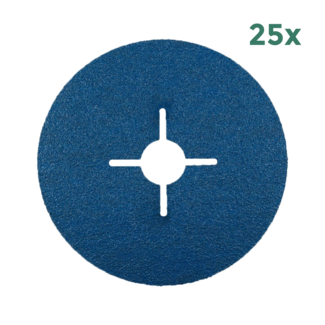 RHODIUS Fiber disc KFZ 125mm / Grit 60 - 25 pcs