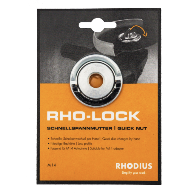 RHODIUS Quick nut RHO-LOCK M14 22,23mm