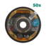 RHODIUS Cutting disc PRO-line XT10 125x1.0mm - 50 pieces