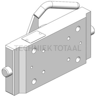 Scharmüller Plaque coulissante 250 mm