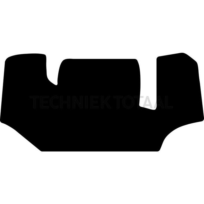 GRANIT Voetmat velours - 11466633 | Type: Serie Massey Ferguson 5400, 6400, 7400 | Materiaal: velours | Kleur: zwart