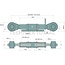 GRANIT Mechanical top link - 11646228 | I (mm): 9/8" | A cat.: 2 / 25,4 | B cat.: 2 / 25,4 | C (mm): 180 | D (mm): 300 / 365 | E (mm): 66 | F (mm): 66 | G (mm): 51 | H (mm): 51