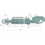 GRANIT Hydraulische topstang Kat. 3 - 11991000 | Topstangtype: hydraulisch | Bouwwijze: Fanghaken / Gabelgelenk | A cat.: 11749 | B cat.: 28 | F (mm): 660 / 888 | Slag (mm): 228 | Zuigerstang-Ø D (mm): 45 | Cilinder-Ø binnen E (mm): 90