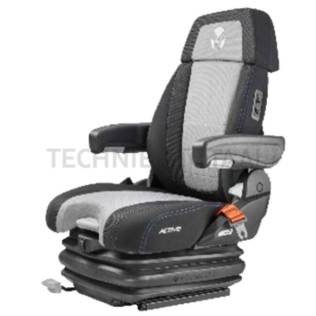 GRAMMER Primo Evolution Plus MSG75EL/2741 - 12263139 | Stoeltype: MSG75EL/2741 | Ophanging: luchtgeveerd | Bekledingstype: Stof | Spoormaat (mm): 328 | Stoelbreedte (mm): 550 | Horizontale vering in de dwarsrichting: nee | Gordelsysteem: ja | Boordspanning (V): 1