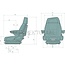 GRAMMER Primo Evolution Plus MSG75EL/2741 - 12263139 | Stoeltype: MSG75EL/2741 | Ophanging: luchtgeveerd | Bekledingstype: Stof | Spoormaat (mm): 328 | Stoelbreedte (mm): 550 | Horizontale vering in de dwarsrichting: nee | Gordelsysteem: ja | Boordspanning (V): 1