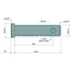 GRANIT GRANIT Oberlenkerbolzen - 20000205 | A (mm): 25 | B (mm): 90 | C (mm): 117 | D (mm): 34 | E (mm): 10