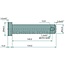 GRANIT GRANIT Oberlenkerbolzen - 20000209 | A (mm): 32 | B (mm): 140 | C (mm): 169 | D (mm): 48 | E (mm): 12