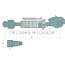 GRANIT Hydraulic top link cat. 4, 760 - 1020 mm, stroke 260 mm