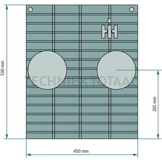 GRANIT GRANIT Radiator grille - 65402108, B509214, 786862R3, 786862R2 | To fit as Case IH