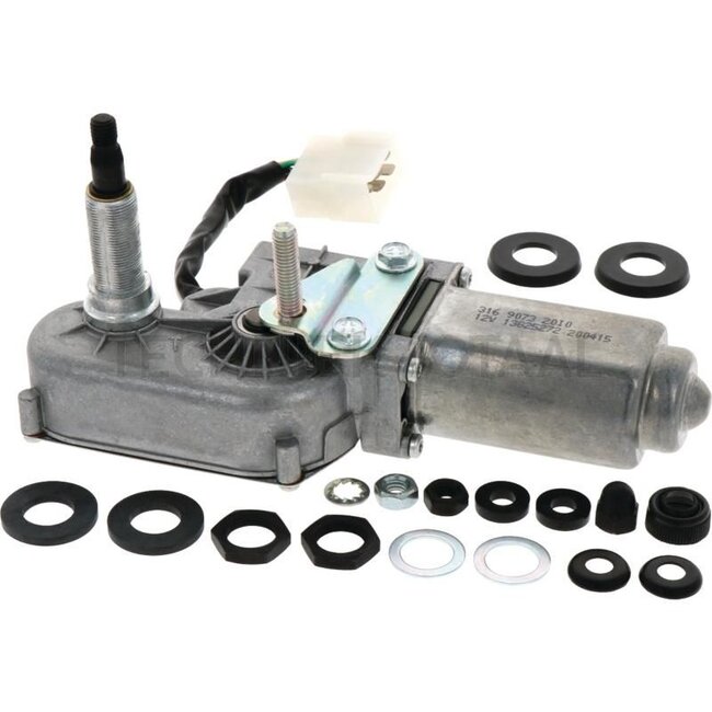 GRANIT GRANIT Wiper motor - 65417124 | Volts: 12 | W (mm): konisch 10 x M8 | Angle (°): 90 | B (mm): 33 | D (mm): M16 x 1