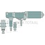 Ruitenwissermotor - 65417124 | Volt: 12 | W (mm): konisch 10 x M8 | Hoek (°): 90 | B (mm): 33 | D (mm): M16 x 1