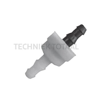 GRANIT Non-return valve for hoses with 3-4 mm inner Ø