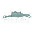 GRANIT Hydraulic lifting strut check valve 3/8 inch, 720 mm, stroke 190 mm