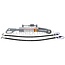 GRANIT Lift rod clevis/ball joint, 550 mm, stroke 143 mm