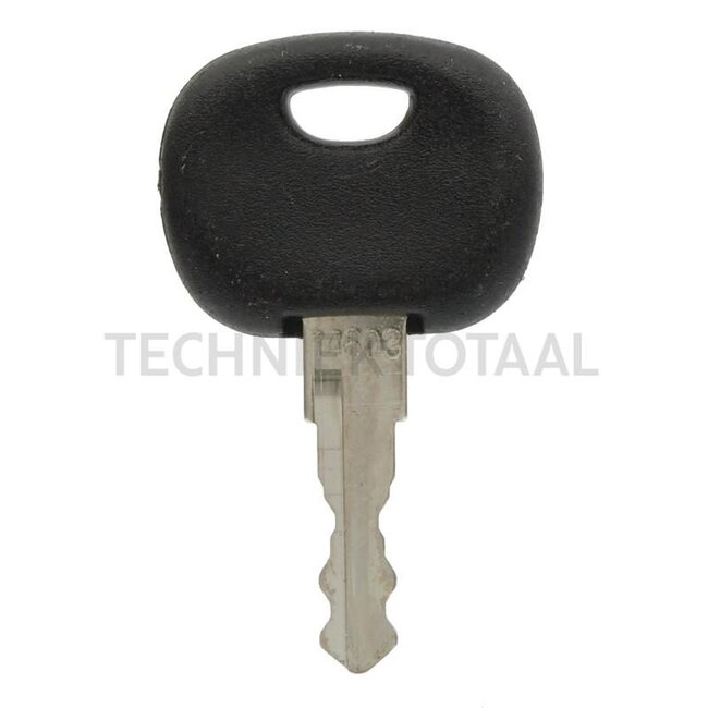 GRANIT Reservesleutel geplastificeerd, zwart - 507014603 | Slotnummer: 14603