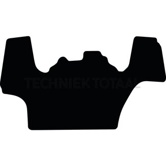 GRANIT Fußmatte Velours schwarz Case IH Farmall C, U, U Pro mit Mittelstück