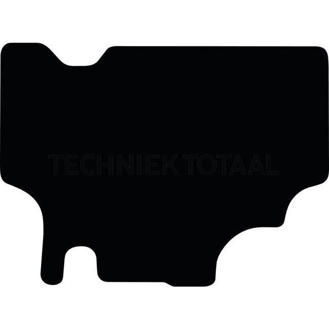 GRANIT GRANIT Velour floor mat - 654950041 | Type: DX and Starcab (up to 1988) | Material: Velour | Colour: Black