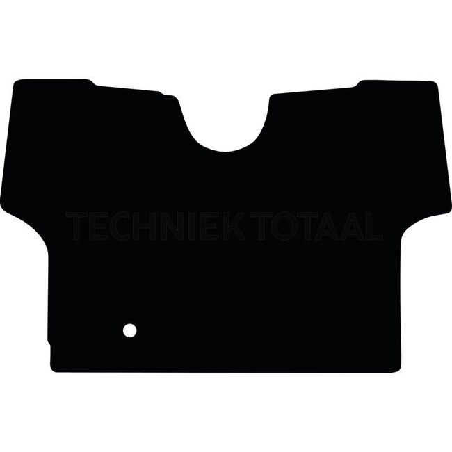 GRANIT Voetmat velours - 654950050 | Type: 300 Vario met motorrem | Materiaal: velours | Kleur: zwart