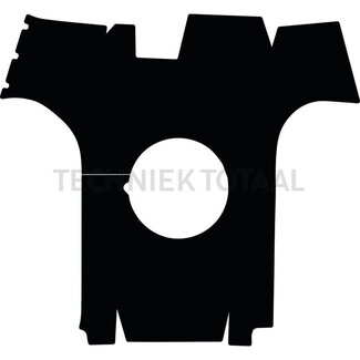 GRANIT Voetmat velours zwart met Rüfa Fendt 900 Vario COM3, 800 + 900 SCR