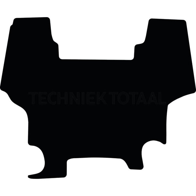 GRANIT GRANIT Velour floor mat - 654950109 | Type: T 5000 / TL-A (up to 2014) | Material: Velour | Colour: Black