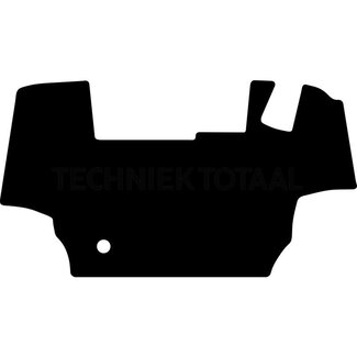 GRANIT Fußmatte Gummi schwarz mit Motorbremse Fendt Vario 500 + 700 SCR