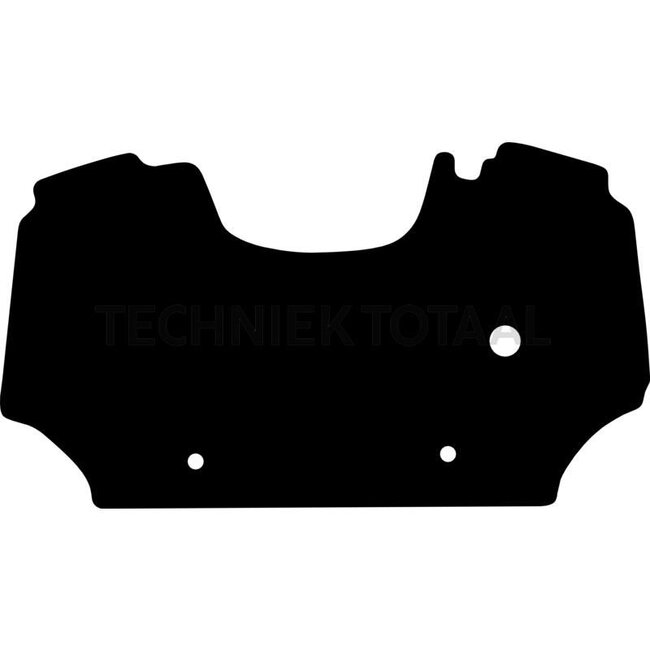 GRANIT GRANIT Rubber floor mat - 654950565 | Type: R2 with electronic accelerator pedal | Material: Rubber | Colour: Black
