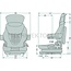 GRAMMER GRAMMER Primo M MSG65/521 - 2401091028 | GRAMMER präsentiert mit seinem Produkt Primo ein innovatives Sitzkonzept, das weltweit seinesgleichen sucht.<br>Zum ersten Mal gibt es einen Stapler- und Baumaschinensitz mit einer niedrigaufbauenden Vollfederung.,