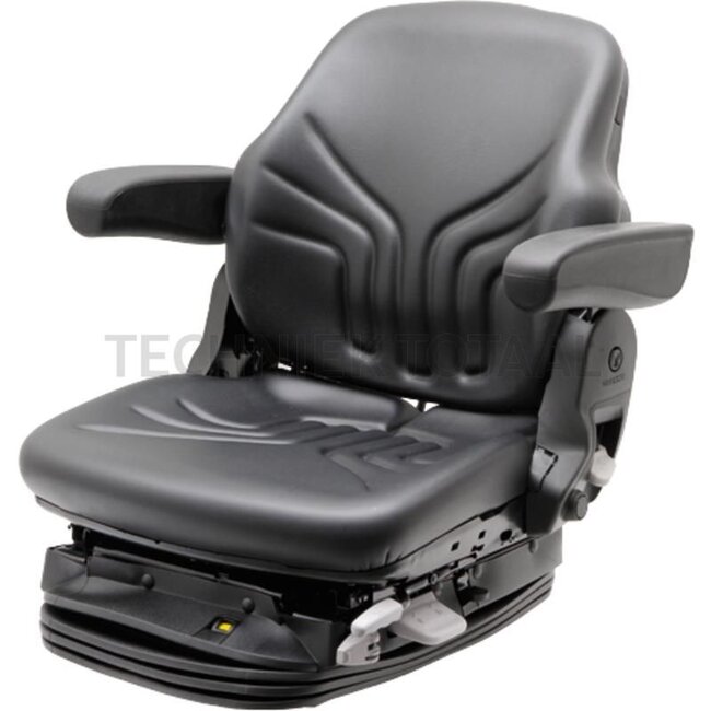 GRAMMER Maximo Comfort MSG95G/731 - 2401201942 | Ophanging: luchtgeveerd | Bekledingstype: PVC | Stoelcontactschakelaar: optioneel | Spoormaat (mm): 260 | Stoelbreedte (mm): 520 | Joystickconsole: optioneel | Horizontale vering in de dwarsrichting: optioneel | Ho