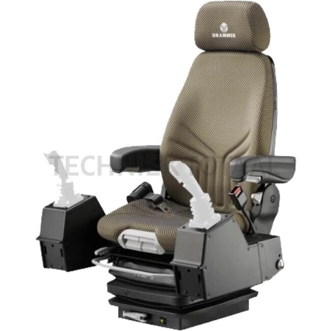 GRAMMER Actimo M MSG85/722 - 2401294548 | Stoeltype: MSG85/722 | Ophanging: mechanisch | Bekledingstype: Stof | Stoelcontactschakelaar: optioneel | Spoormaat (mm): 260 | Stoelbreedte (mm): 490 | Joystickconsole: ja | Gordelsysteem: optioneel | Stoelverwarming: op