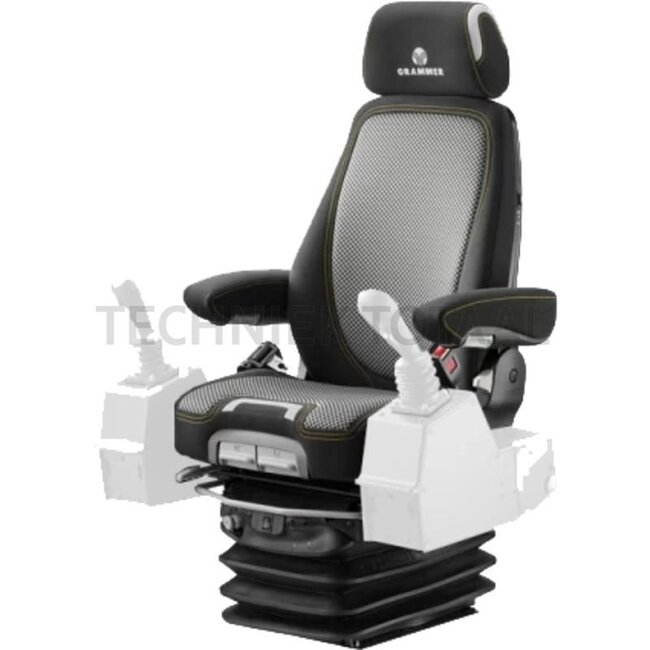 GRAMMER Actimo Evolution MSG95EL/722 - 6860000013 | Sitztyp: MSG95EL/722 | Federung: luftgefedert | Polsterart: Stoff | Sitzkontaktschalter: Ja | Spurmaß: 260 mm | Sitzbreite: 490 mm | Joystickkonsole: Optional | Längshorizontalfederung: Ja | Gurtsystem: Ja | Bor