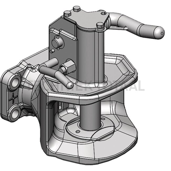 Scharmüller Flanschkupplung A10 Bolzen automatisch 31 mm, 120 x 55 mm, M14, 1000 kg