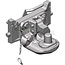 Scharmüller Piton Fix railbreedte 330 mm, vergrendelpen Ø 25 mm, werklengte 155 mm
