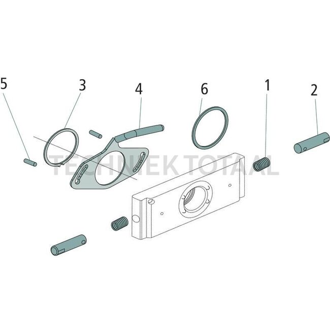 Scharmüller Circlip trailer coupling Ø 95 mm