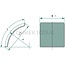 GRANIT Mudguard Short mudguard | Plastic | Without bracket - 220106062150, E2925, 134623444, 82030645, 84142566, 86025633, 86514677, 87308125, 87430520, 87579461, 87616391, 84283488 | Width B: 620 mm | Length L: 1560 mm | Colour: Black | Description: • Manufactu