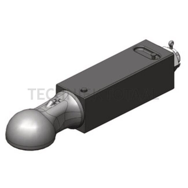 Scharmüller Zugöse - 777006639310 | D-Wert: 102,4 kN | Stützlast: 4000 kg | Bohrung: M45 mm | Farbe: Schwarz | Ausladung: 139 mm | Schaft-Ø: 80 mm | Schaft-Querschnitt B x H: 102 x 102 mm | Lagergröße: 315 | EG-Prüfzeichen: VO (EU) 2015/208