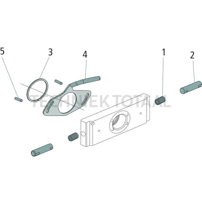 Scharmüller Pen aanhangerkoppeling W270 Ø 25 x 82 mm