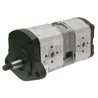 Bosch/Rexroth Dubbele pomp 14 + 8 cm³/omw., links, conus 1:5, Ø 17 x 17 Renault