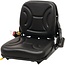 GRANIT Seat - 24000038S | Height: 480 mm | Length: 491 → 508 mm | Technical data: ● Sprung seat with suspension adjustment for weights from 50 kg to 130 kg, ● Longitudinal adjustment with guide rails 250 mm, ● Adjustment range 150 mm in steps of 15 mm, ● Backres