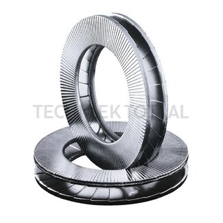 GRANIT Nord-Lock Sperrkantscheiben 17 x 25,4 x 3,4 mm, DIN 88132 - 10 Stück