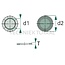 Nord-Lock borgringen 17 x 25,4 x 3,4 mm, DIN 88132 - 10 stuks