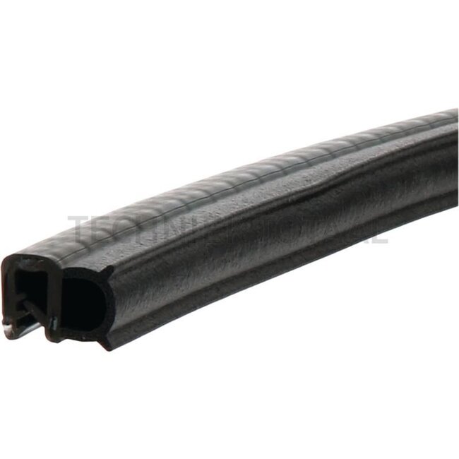 GRANIT Rubber seal - 654A1549 | Clamping range: 2 mm | Length: 1 m | B: 11,8 mm | H: 13 mm