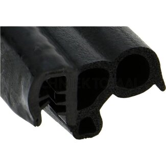 GRANIT Raamrubber klembereik 1,5 - 3,5 mm, b 26,5 mm, h 16 mm - 1 meter