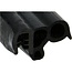 GRANIT Raamrubber klembereik 1,5 - 3,5 mm, b 26,5 mm, h 16 mm - 1 meter