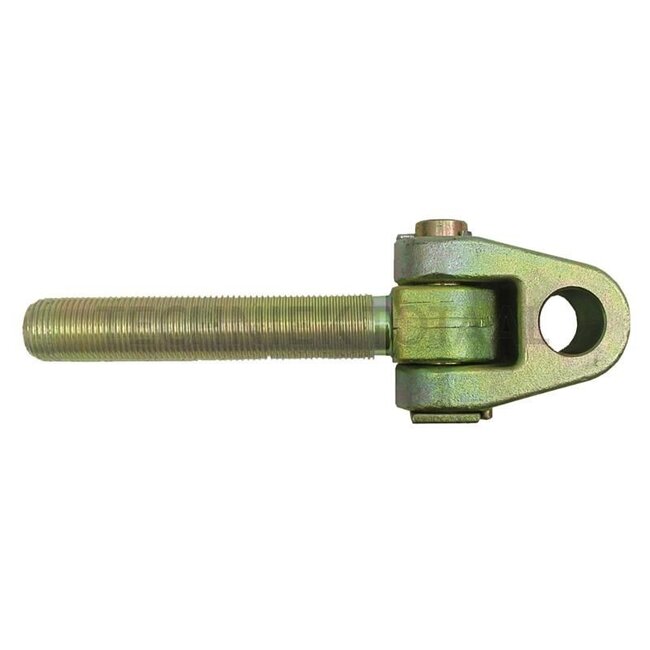CBM Fork joint head - 712TFS01SX | I: M30 x 3,5 mm | C: 241 mm | A: 25,4 mm | D: 87 mm | E: 51 mm | d1: 25 mm | L: 54 mm | B: 207 mm | Version: Left-hand thread | Category: 2 / 25.4